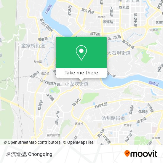 名流造型 map