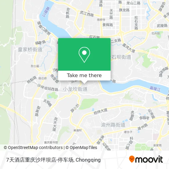 7天酒店重庆沙坪坝店-停车场 map