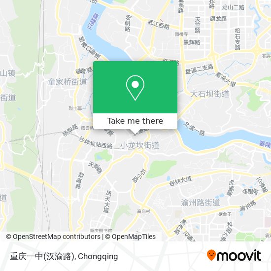 重庆一中(汉渝路) map