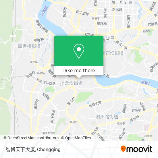 智博天下大厦 map