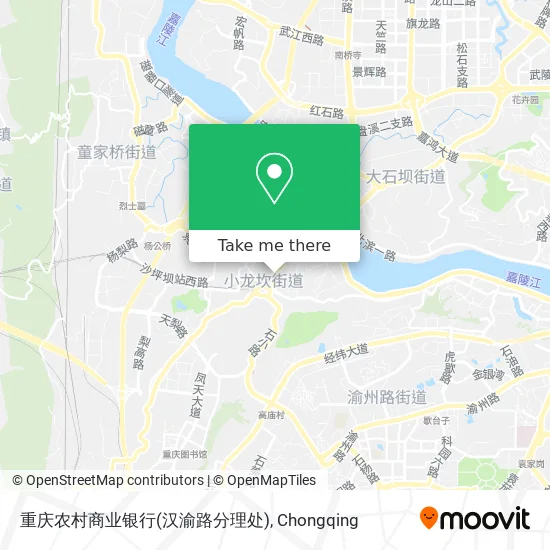 重庆农村商业银行(汉渝路分理处) map