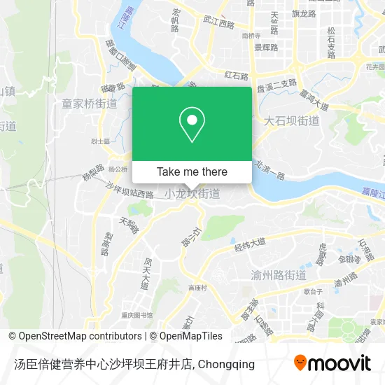 汤臣倍健营养中心沙坪坝王府井店 map