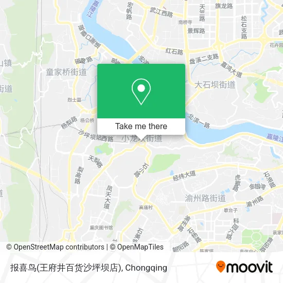 报喜鸟(王府井百货沙坪坝店) map