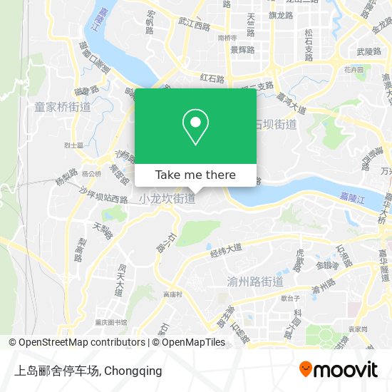 上岛郦舍停车场 map