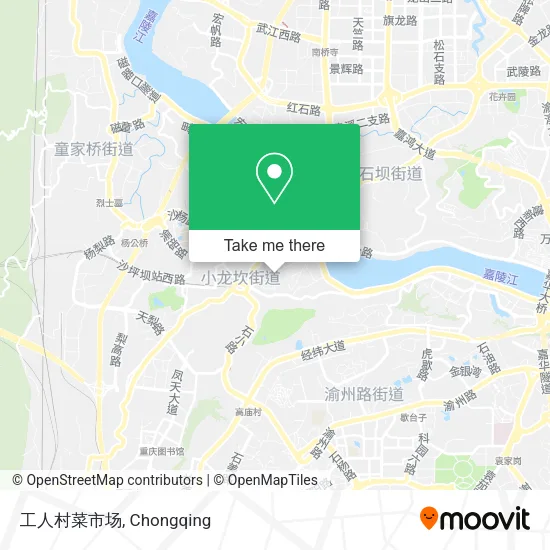 工人村菜市场 map