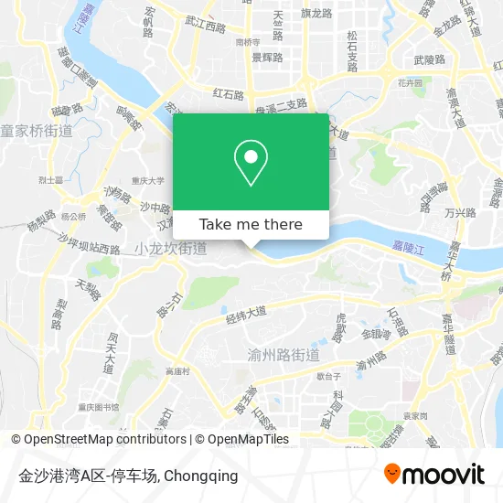 金沙港湾A区-停车场 map