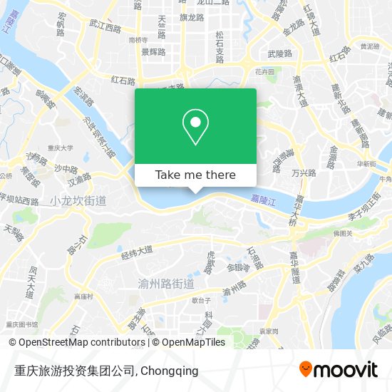 重庆旅游投资集团公司 map