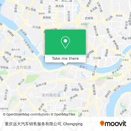 重庆远大汽车销售服务有限公司 map