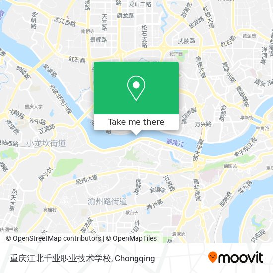 重庆江北千业职业技术学校 map
