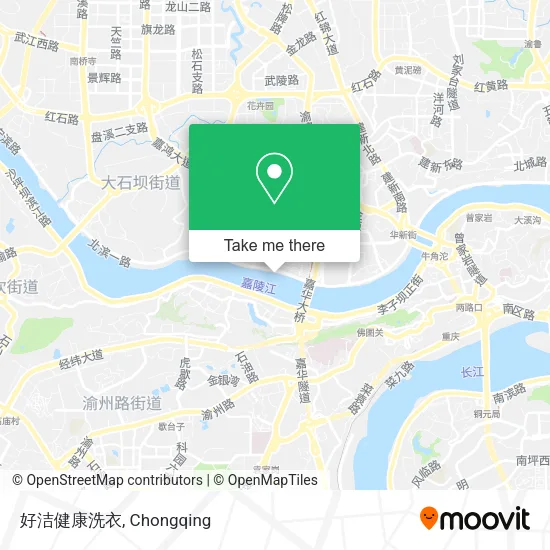 好洁健康洗衣 map