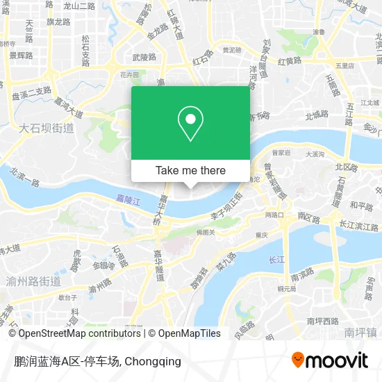 鹏润蓝海A区-停车场 map