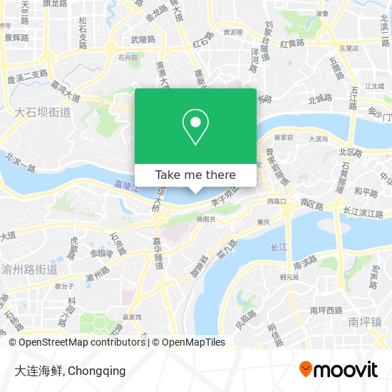 大连海鲜 map