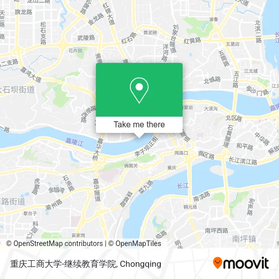 重庆工商大学-继续教育学院 map