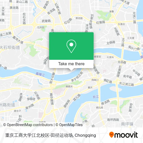 重庆工商大学江北校区-田径运动场 map
