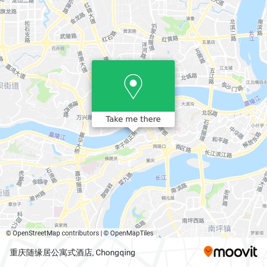 重庆随缘居公寓式酒店 map