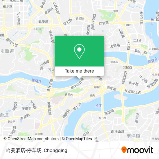 哈曼酒店-停车场 map