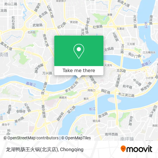 龙湖鸭肠王火锅(北滨店) map