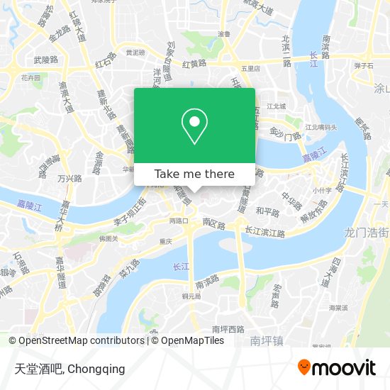 天堂酒吧 map