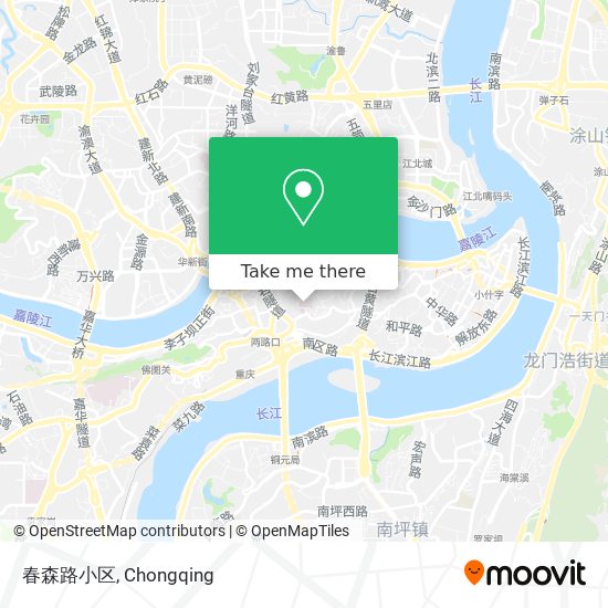 春森路小区 map