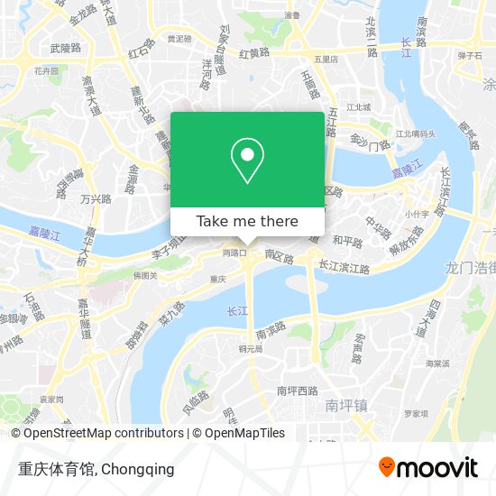 重庆体育馆 map