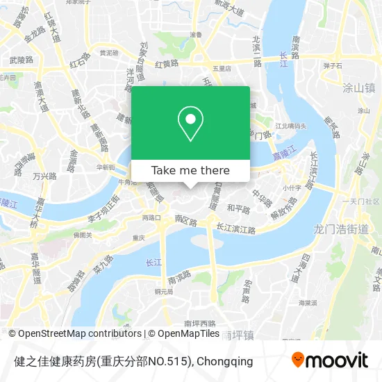 健之佳健康药房(重庆分部NO.515) map