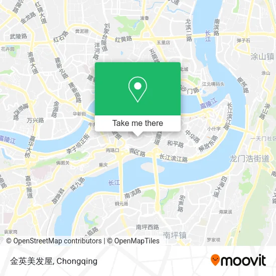 金英美发屋 map