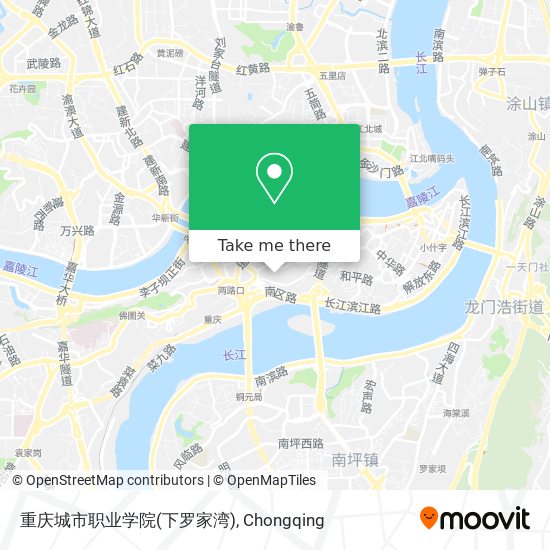 重庆城市职业学院(下罗家湾) map