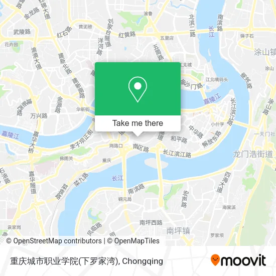 重庆城市职业学院(下罗家湾) map