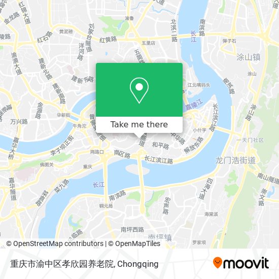 重庆市渝中区孝欣园养老院 map