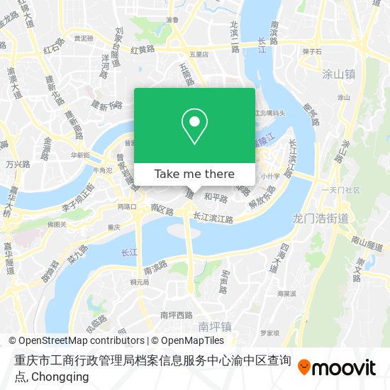 重庆市工商行政管理局档案信息服务中心渝中区查询点 map