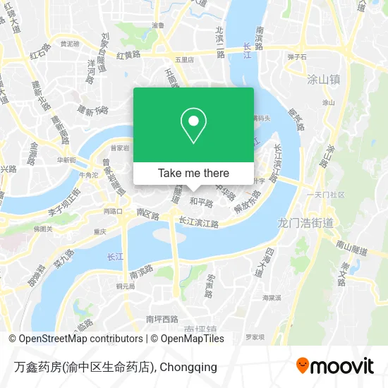 万鑫药房(渝中区生命药店) map