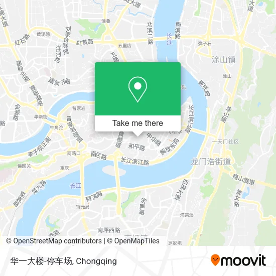 华一大楼-停车场 map