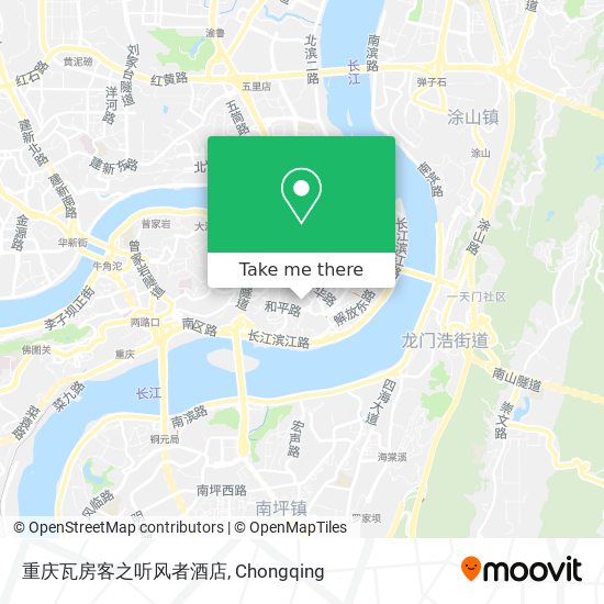 重庆瓦房客之听风者酒店 map