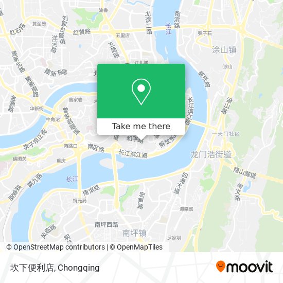 坎下便利店 map