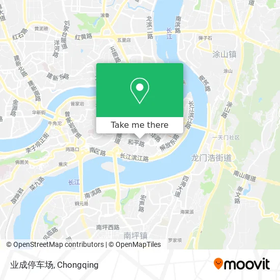 业成停车场 map