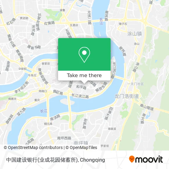 中国建设银行(业成花园储蓄所) map