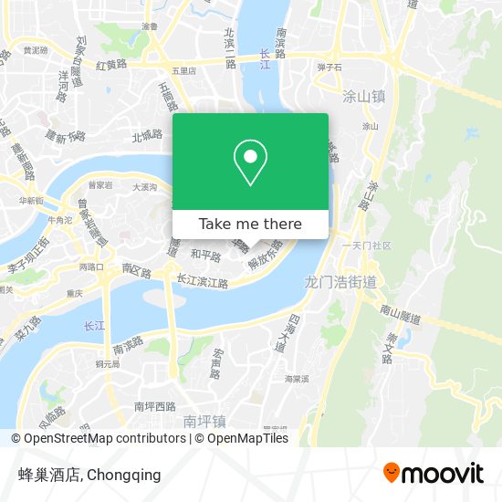 蜂巢酒店 map