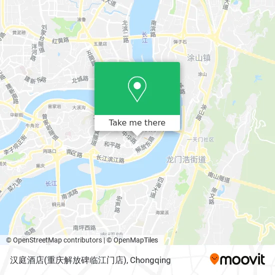 汉庭酒店(重庆解放碑临江门店) map