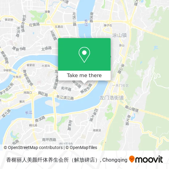 香榭丽人美颜纤体养生会所（解放碑店） map