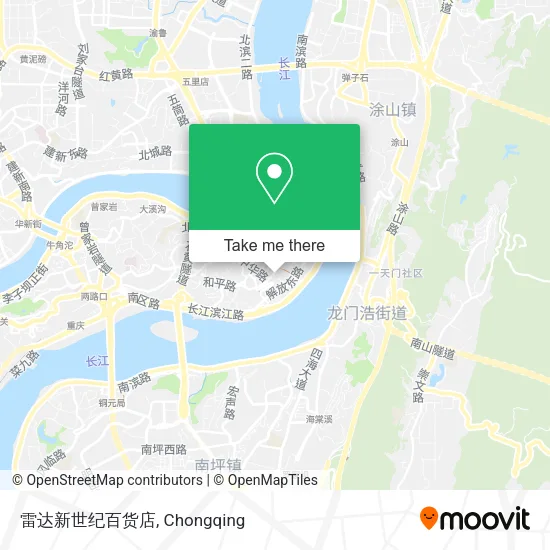雷达新世纪百货店 map
