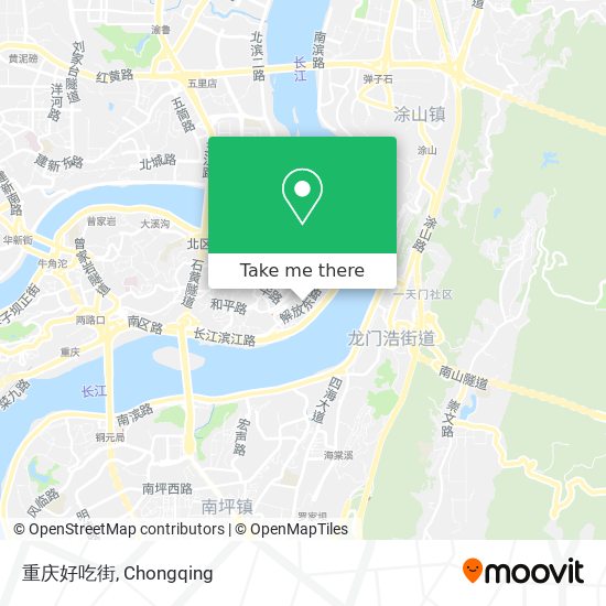 重庆好吃街 map