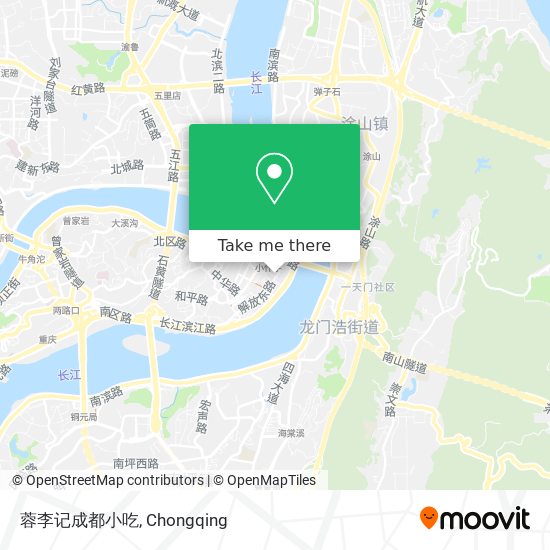 蓉李记成都小吃 map