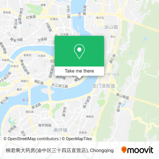 桐君阁大药房(渝中区三十四店直营店) map