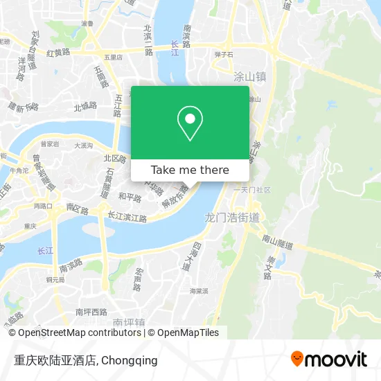 重庆欧陆亚酒店 map