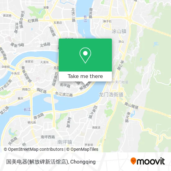 国美电器(解放碑新活馆店) map