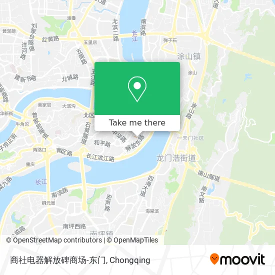 商社电器解放碑商场-东门 map