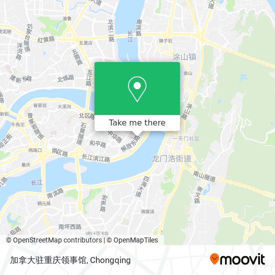 加拿大驻重庆领事馆 map