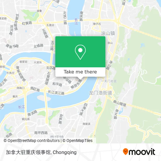 加拿大驻重庆领事馆 map