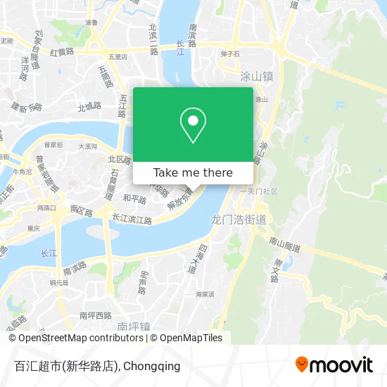 百汇超市(新华路店) map