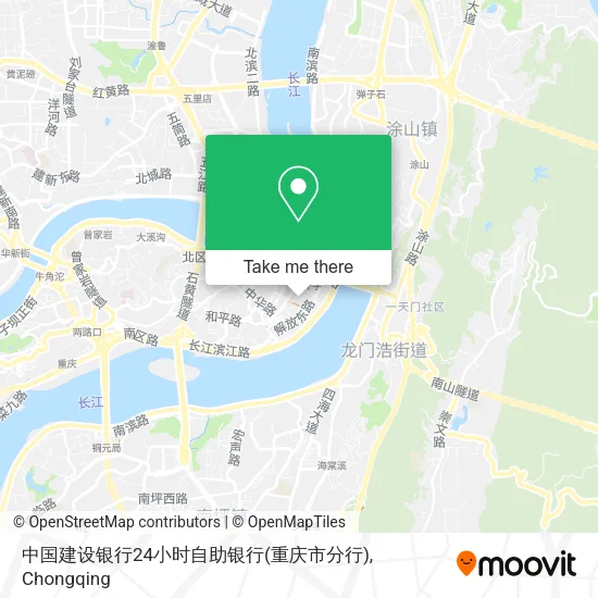 中国建设银行24小时自助银行(重庆市分行) map